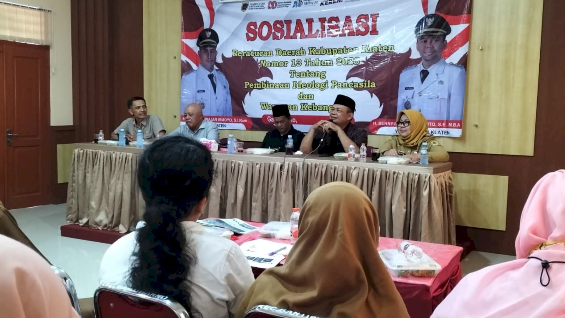 Perkuat Ideologi Bangsa, Kecamatan Gantiwarno Sosialisasikan Perda Tentang Pancasila