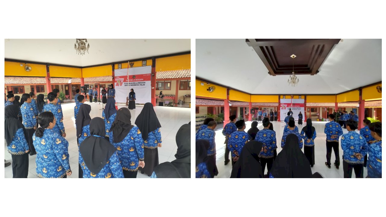 Semangat Bela Negara Berkobar, Kecamatan Gantiwarno Gelar Upacara Peringatan Hari Bela Negara