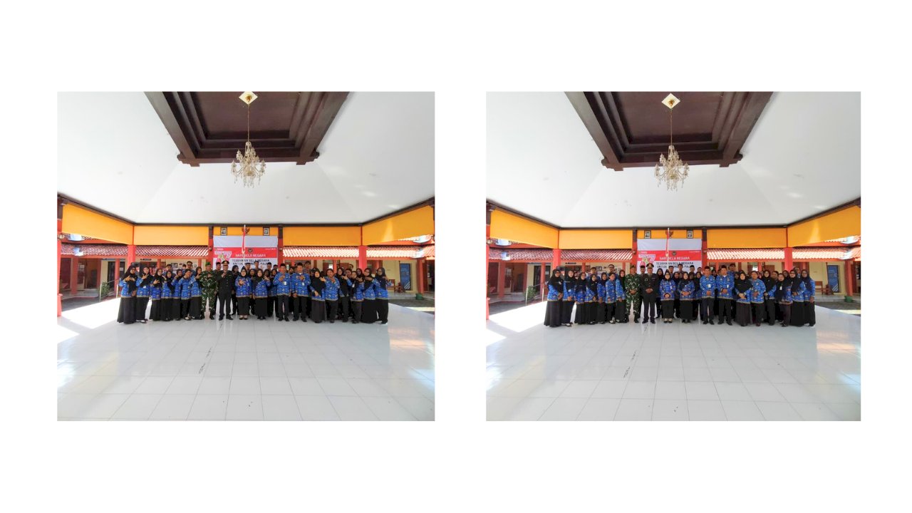 Semangat Bela Negara Berkobar, Kecamatan Gantiwarno Gelar Upacara Peringatan Hari Bela Negara