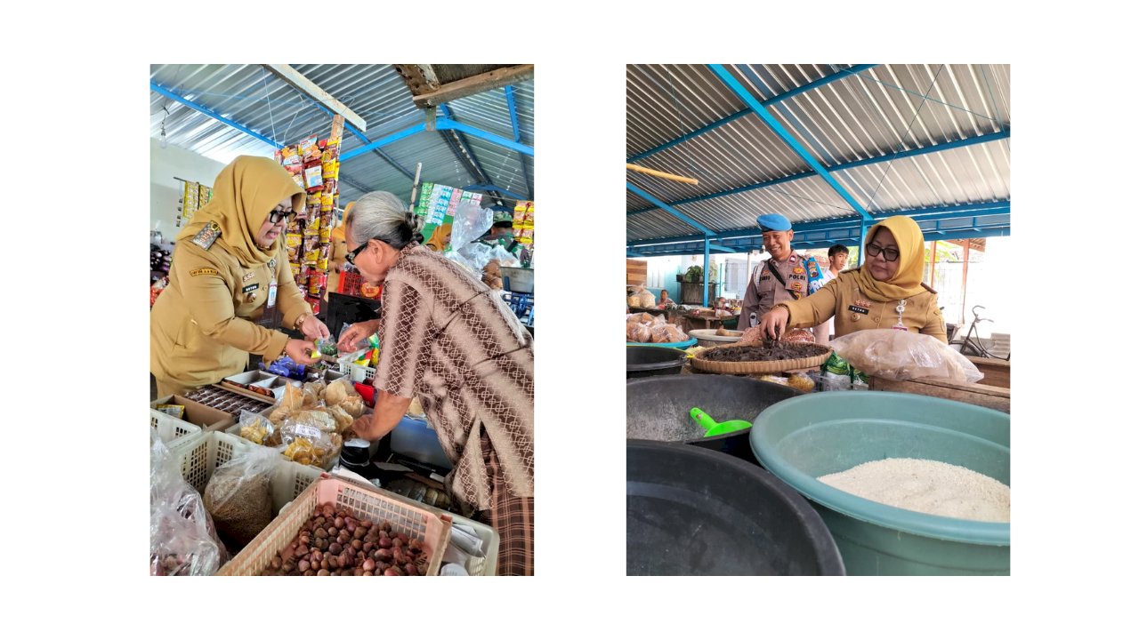 Pastikan Keamanan Pangan Warga, Forkopimcam dan Puskesmas Sidak Pasar Jelang Natal dan Tahun Baru 2025/2026