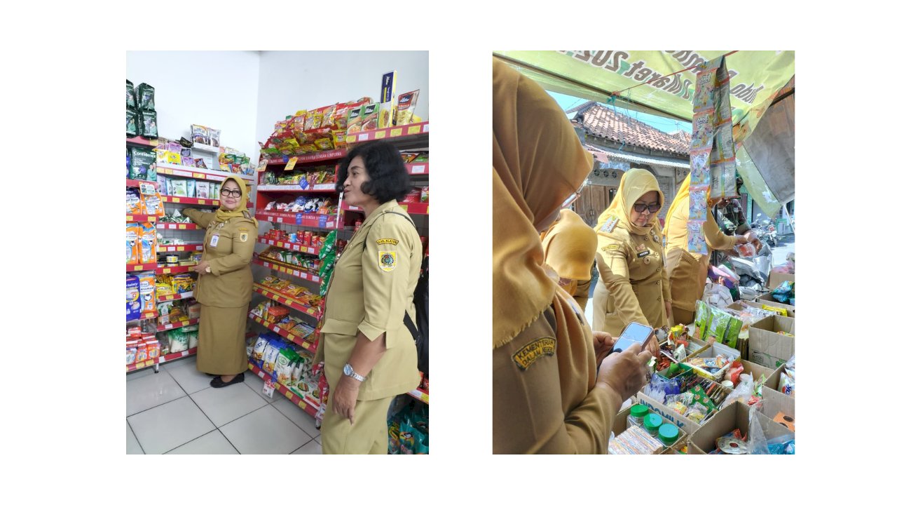 Pastikan Keamanan Pangan Warga, Forkopimcam dan Puskesmas Sidak Pasar Jelang Natal dan Tahun Baru 2025/2026