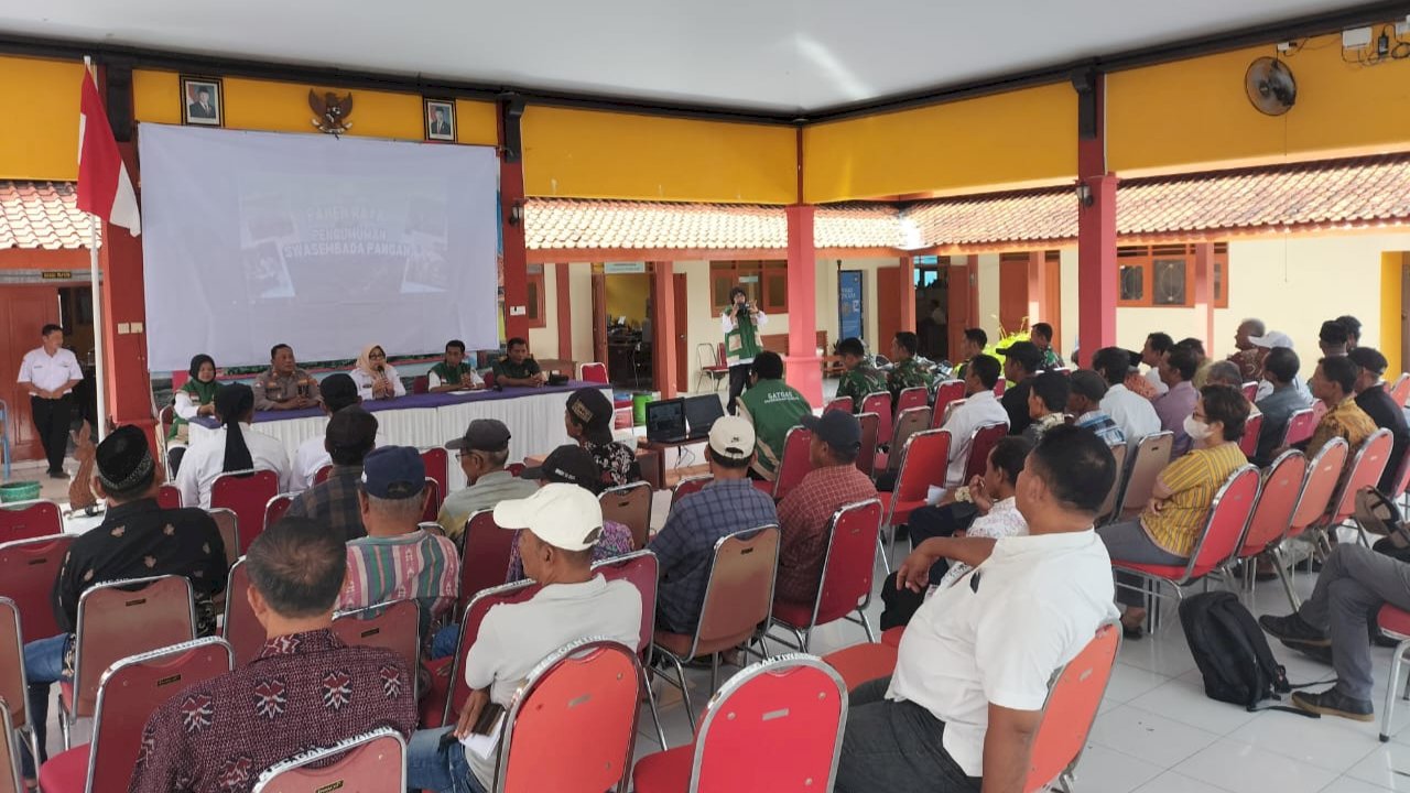 Panen Raya Nasional Disiarkan Langsung, Camat Gantiwarno Buka Kegiatan di Pendopo Kecamatan