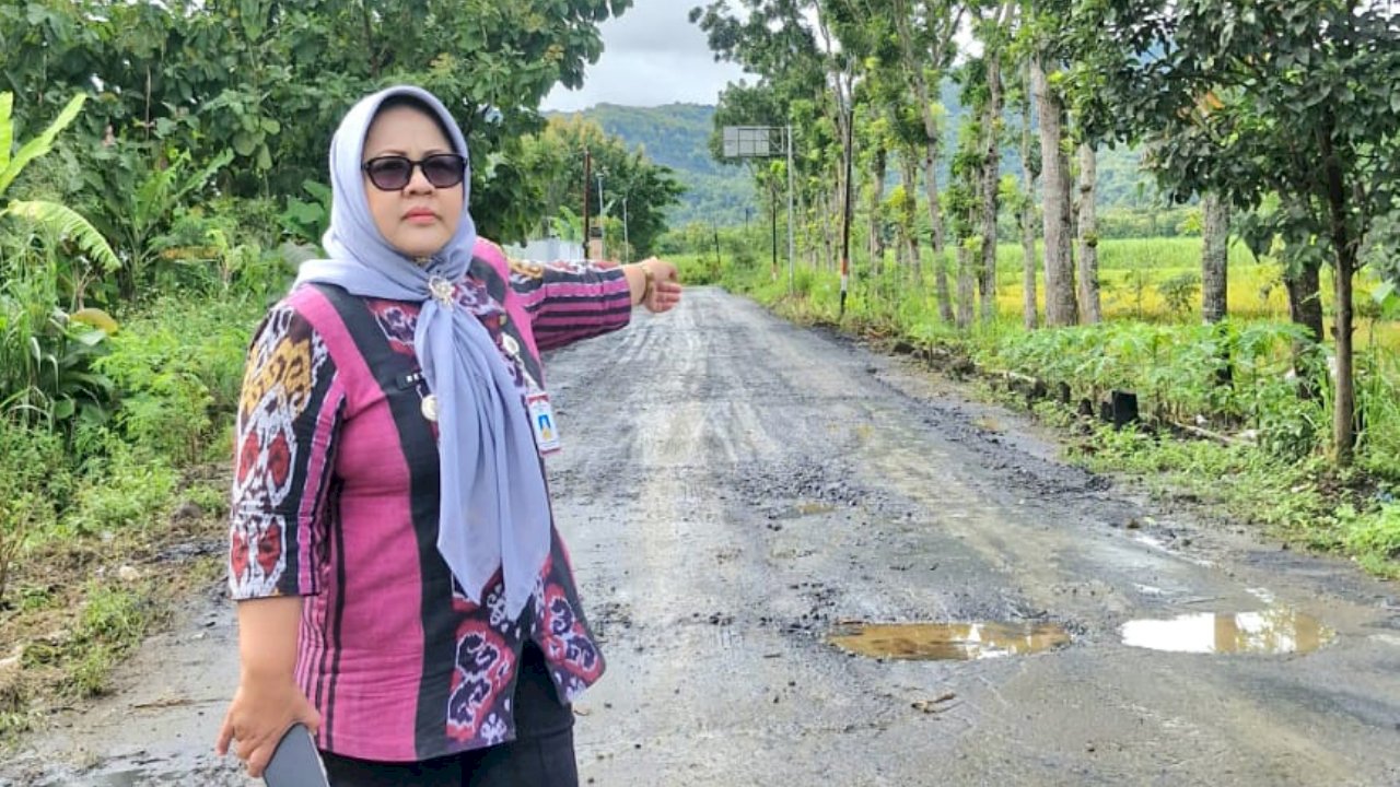 Camat Gantiwarno Tinjau Progres Perbaikan Jalan Karangturi–Jogoprayan