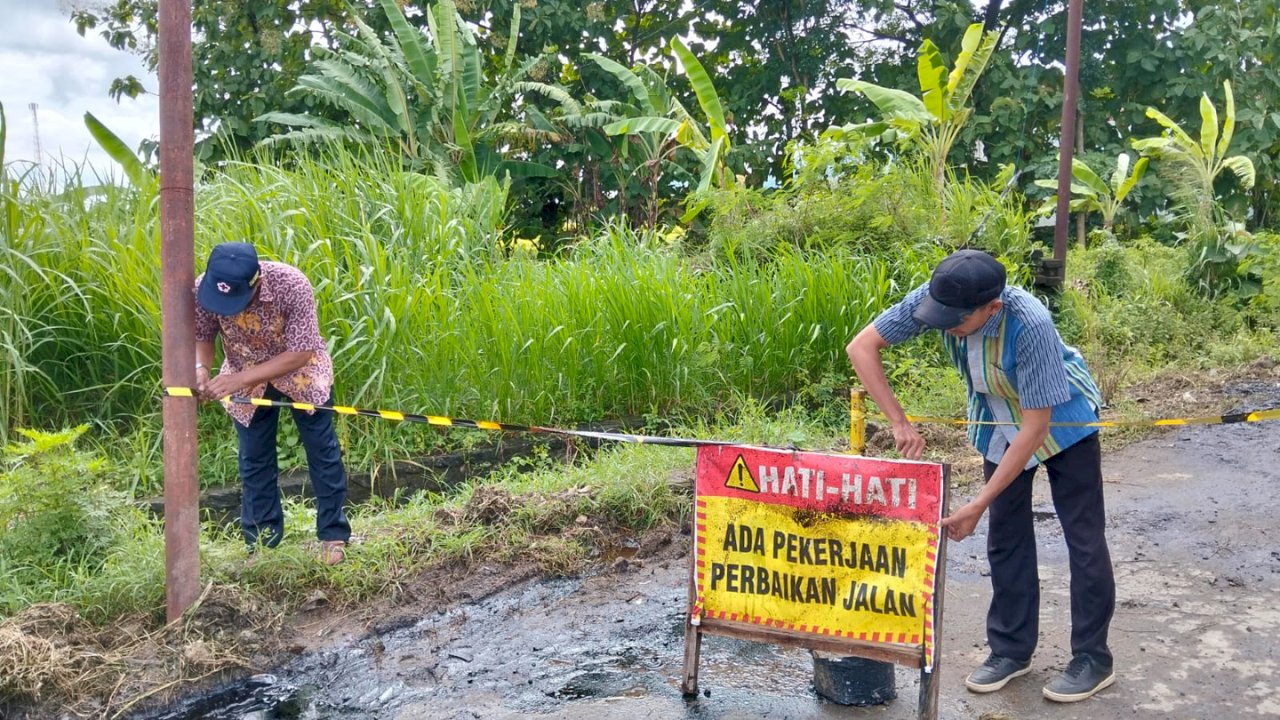 Camat Gantiwarno Tinjau Progres Perbaikan Jalan Karangturi–Jogoprayan