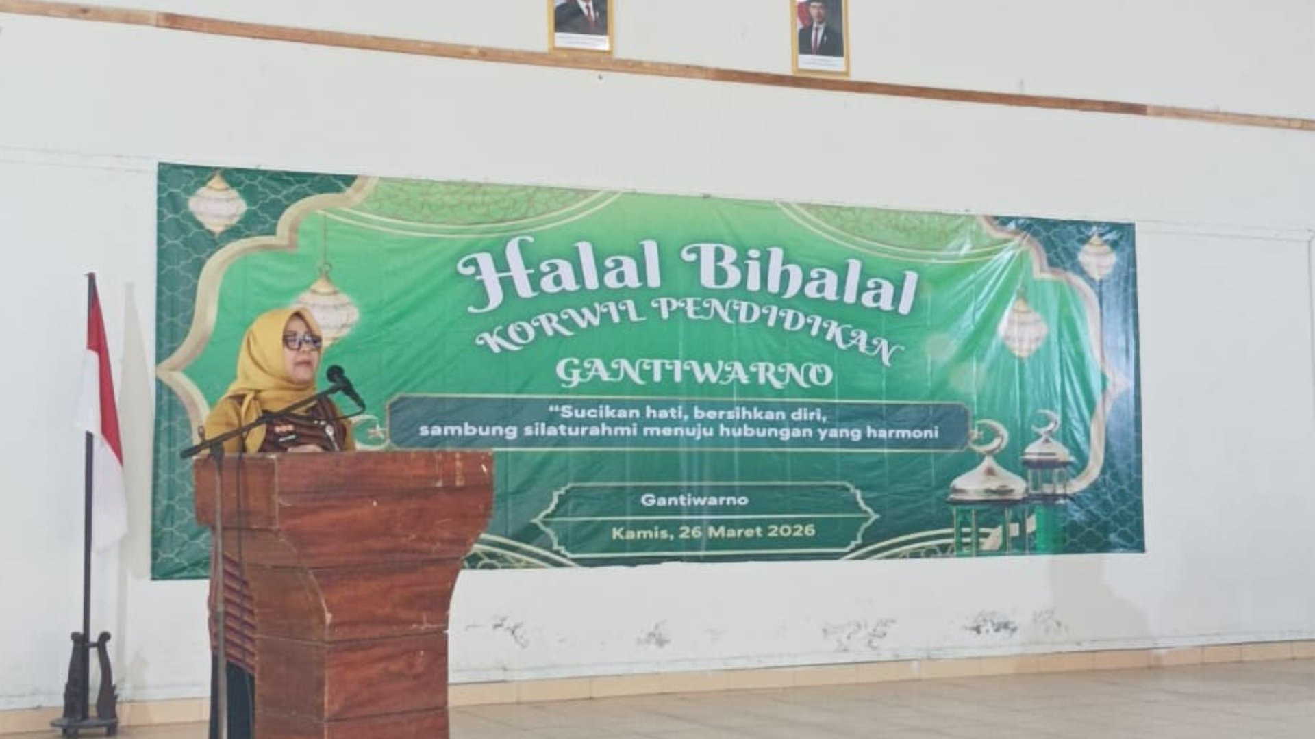 Pererat Silaturahmi, Camat Gantiwarno Hadiri Halal Bihalal Korwil Pendidikan