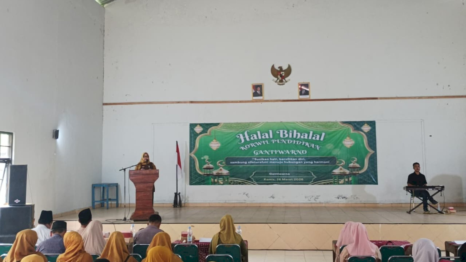Pererat Silaturahmi, Camat Gantiwarno Hadiri Halal Bihalal Korwil Pendidikan