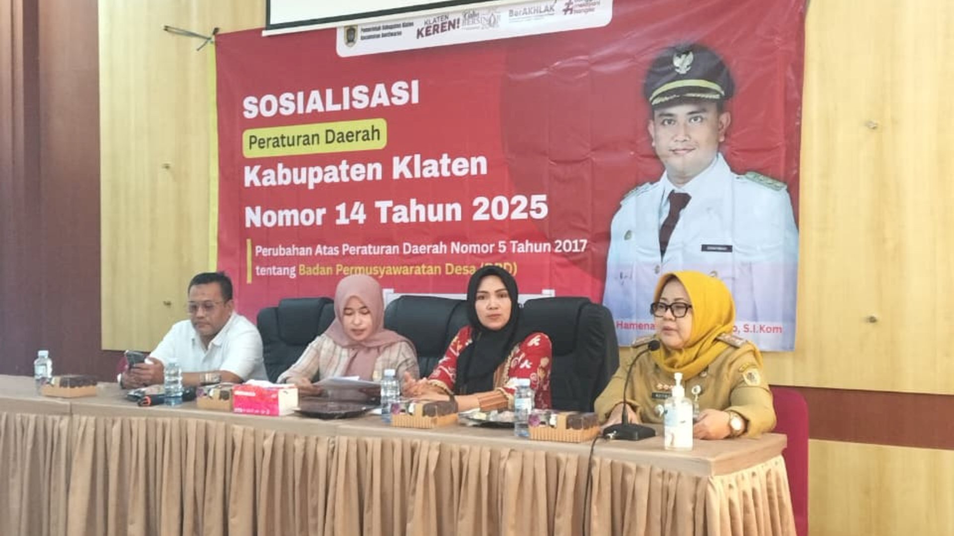 Menuju Pembentukan BPD 2026, Kecamatan Gantiwarno Gelar Sosialisasi Regulasi Terbaru