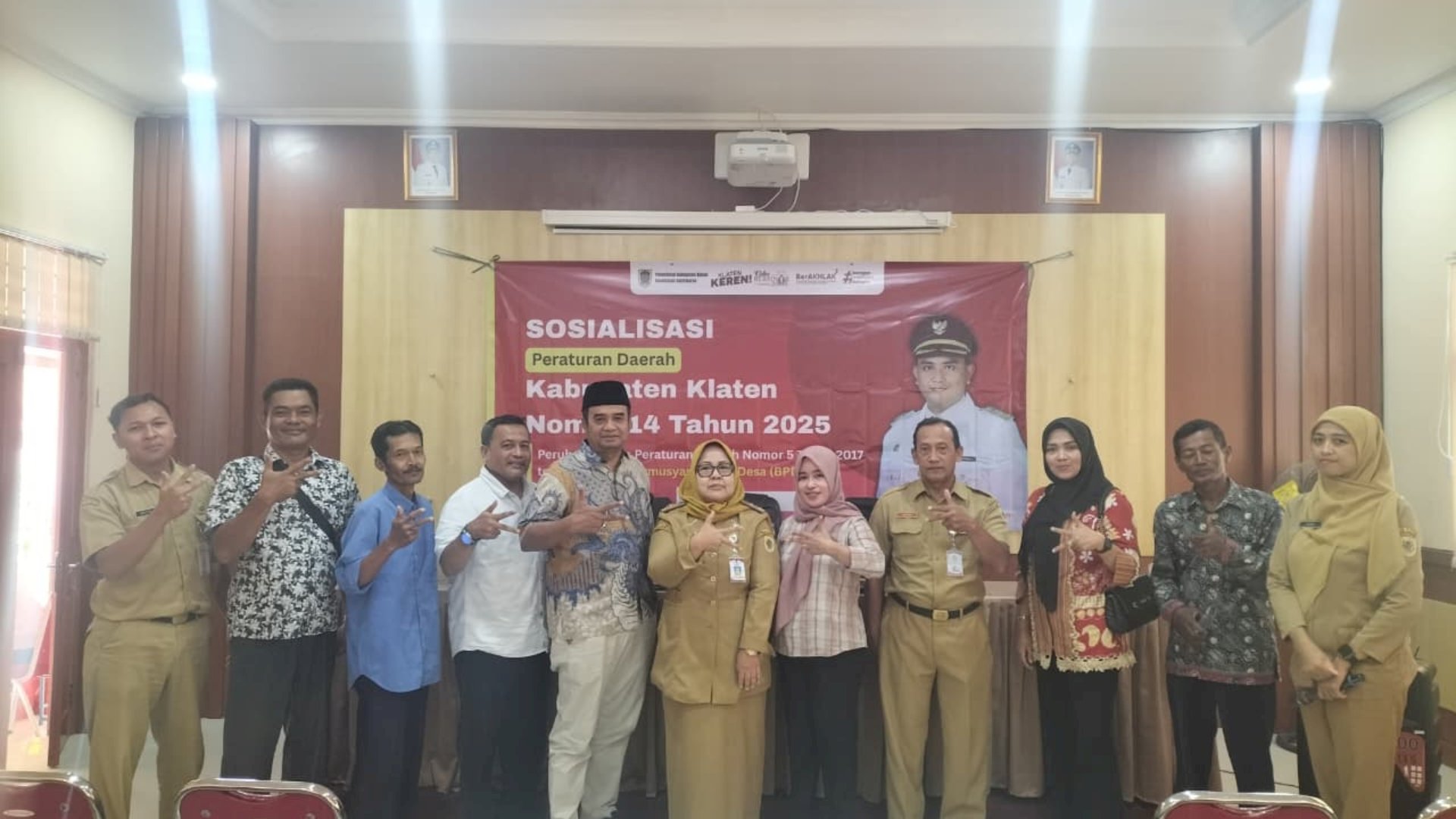 Menuju Pembentukan BPD 2026, Kecamatan Gantiwarno Gelar Sosialisasi Regulasi Terbaru