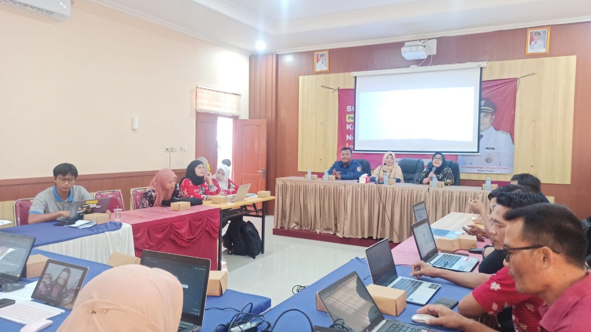 Gantiwarno Jadi Pelopor di Jawa Tengah, Bimtek Aplikasi SRIKANDI Desa Digelar