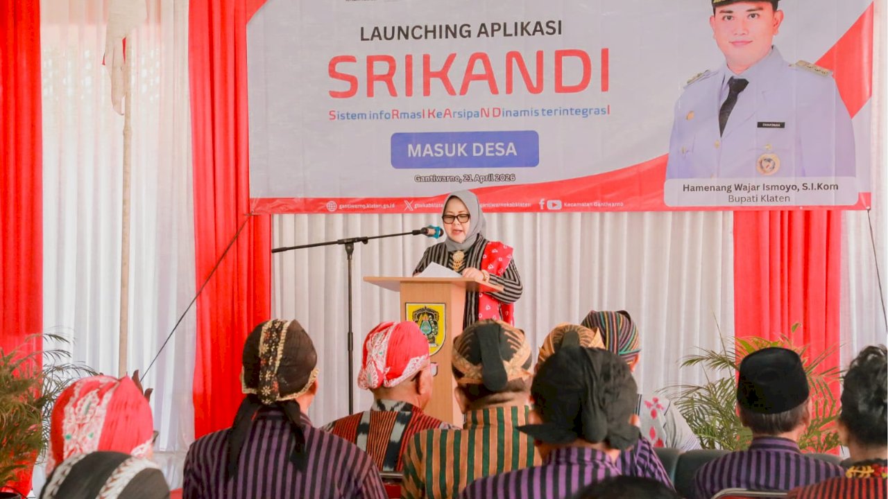 Gantiwarno Launching “SRIKANDI Masuk Desa”, Pertama di Klaten dan Jawa Tengah