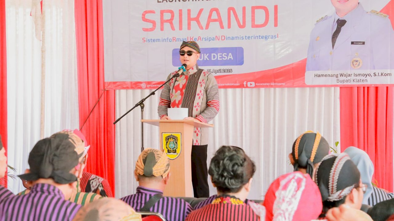 Gantiwarno Launching “SRIKANDI Masuk Desa”, Pertama di Klaten dan Jawa Tengah
