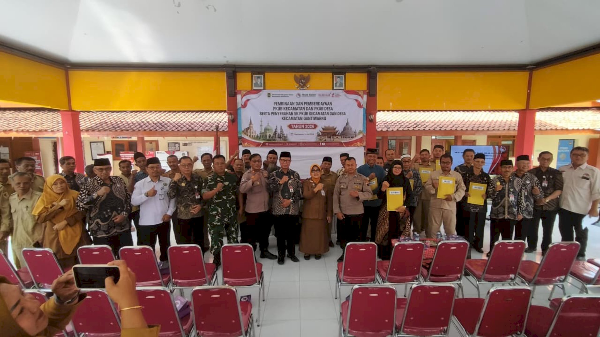 Perkuat Sinergi Menjaga Kerukunan, Kecamatan Gantiwarno Gelar Pembinaan dan Pemberdayaan PKUB