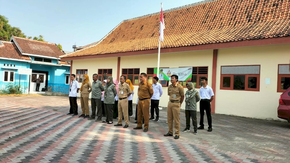 Apel Pagi Kecamatan Gantiwarno, Camat Dorong Pejabat Struktural Bergantian Menjadi Pembina Apel
