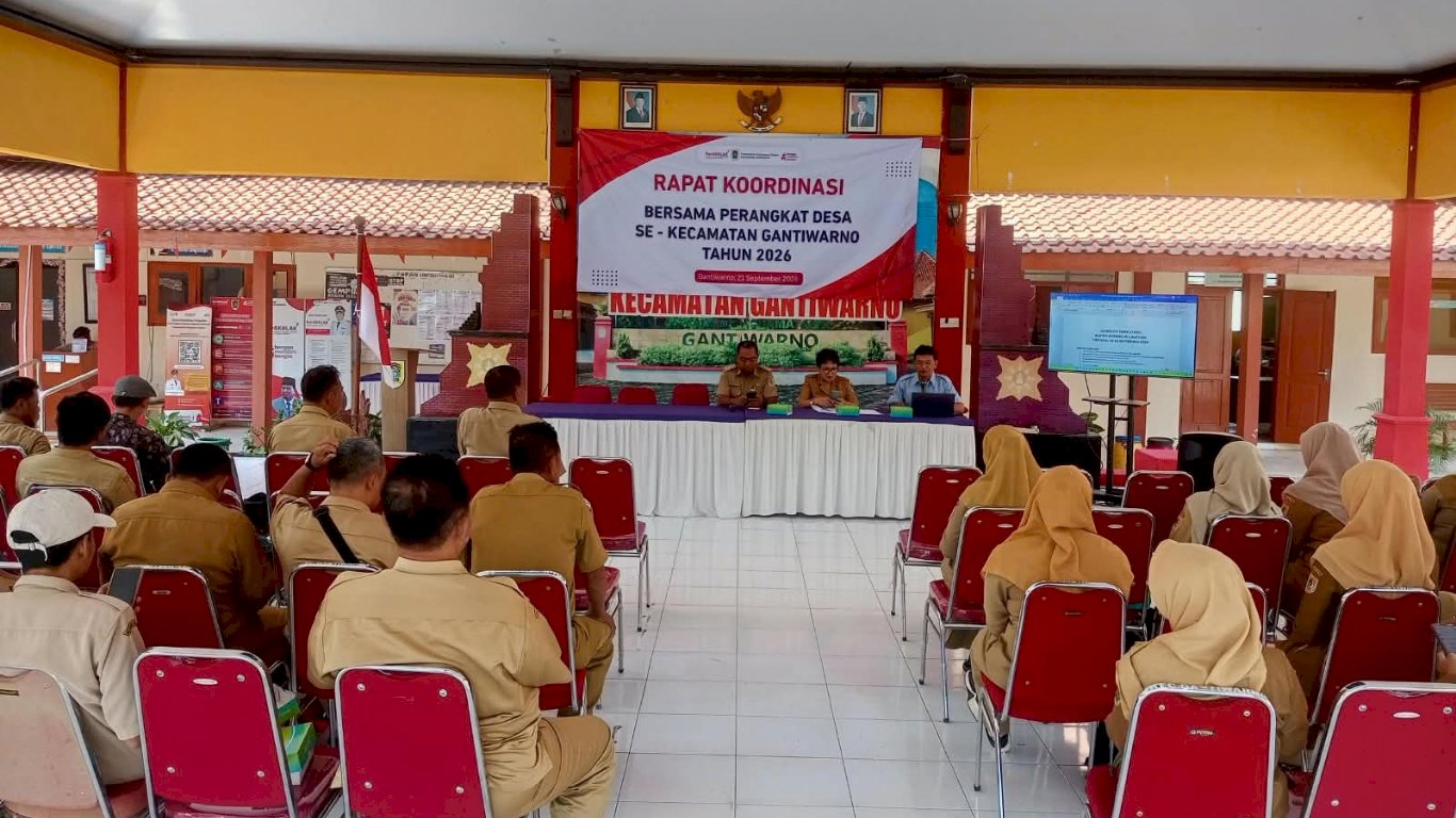 Gali Sinergi, Gantiwarno Mantapkan Penyelenggaraan Pemerintahan Desa Tahun 2026